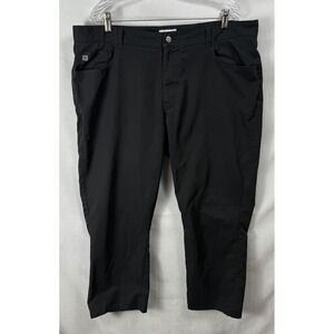 Peter Millar Crown Sport 40x32 Performance 5 Pocket Golf Black Mens Pants